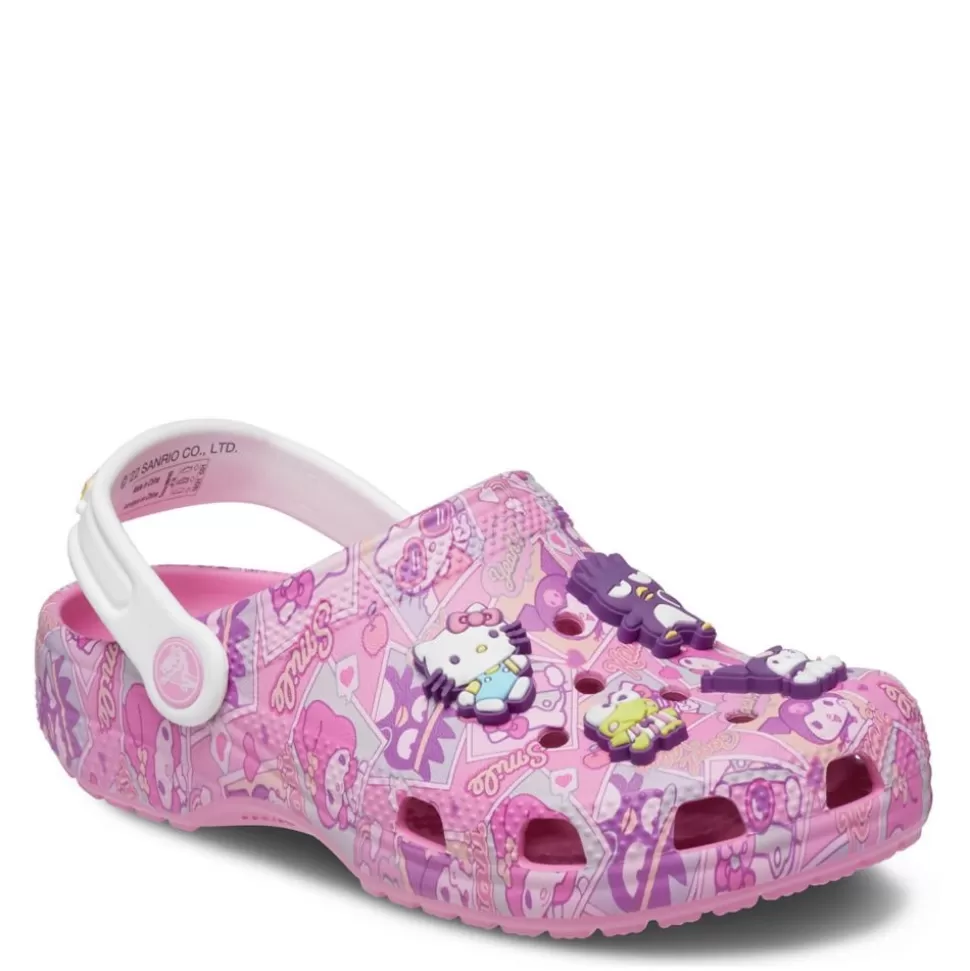 Girls CROCS Character Shoes^ Girls Toddler Hello Kitty Classic Clog