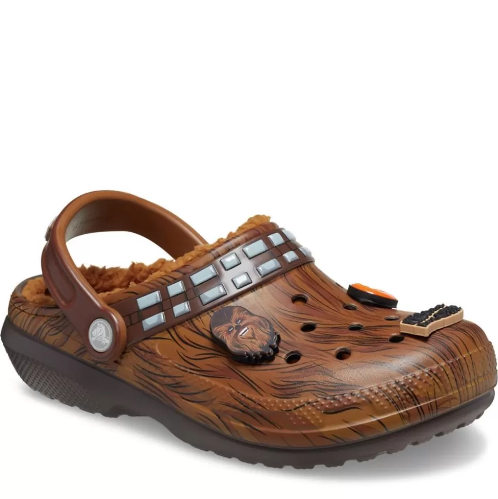 Men CROCS Slip On Shoes^ Mens Star Wars Chewbacca Classic Lined Clog