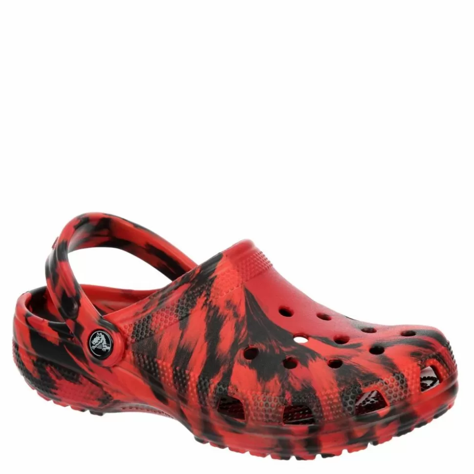 Men CROCS Outdoor Sandals^ Unisex Classic Marble Clog