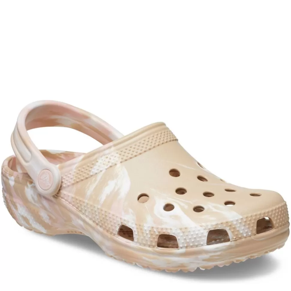 Women CROCS Clogs & Mules^ Unisex Classic Marble Clog