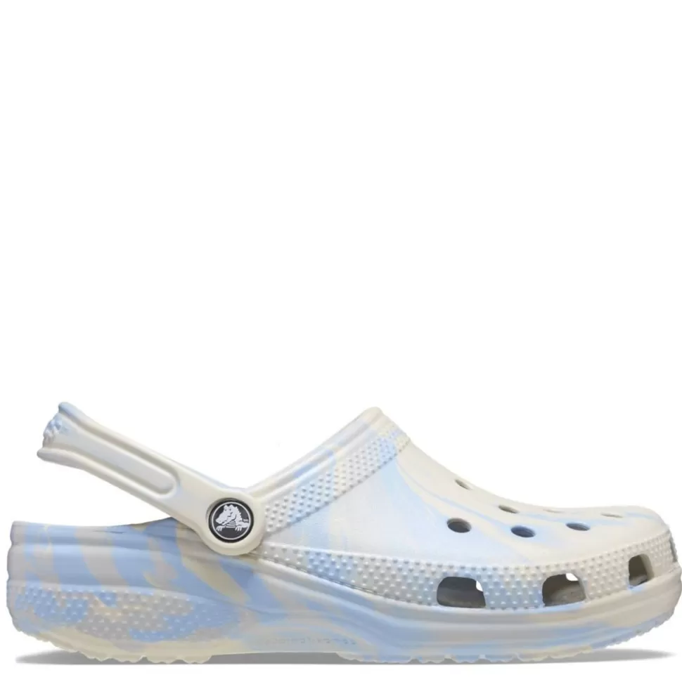 Men CROCS Slip On Shoes^ Unisex Classic Marble Clog