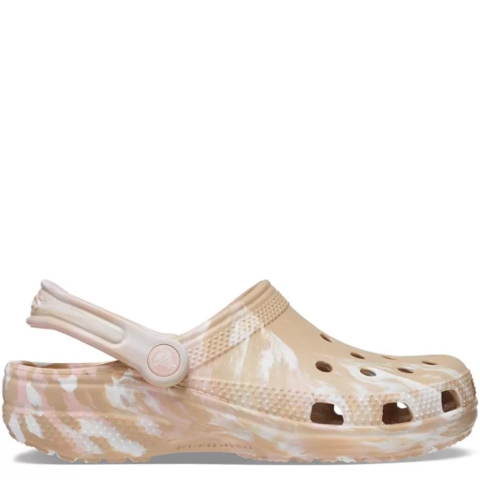 Women CROCS Clogs & Mules^ Unisex Classic Marble Clog