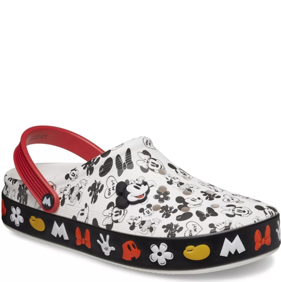 Men CROCS Slip On Shoes^ Unisex Mickey Mouse Off Court Clog