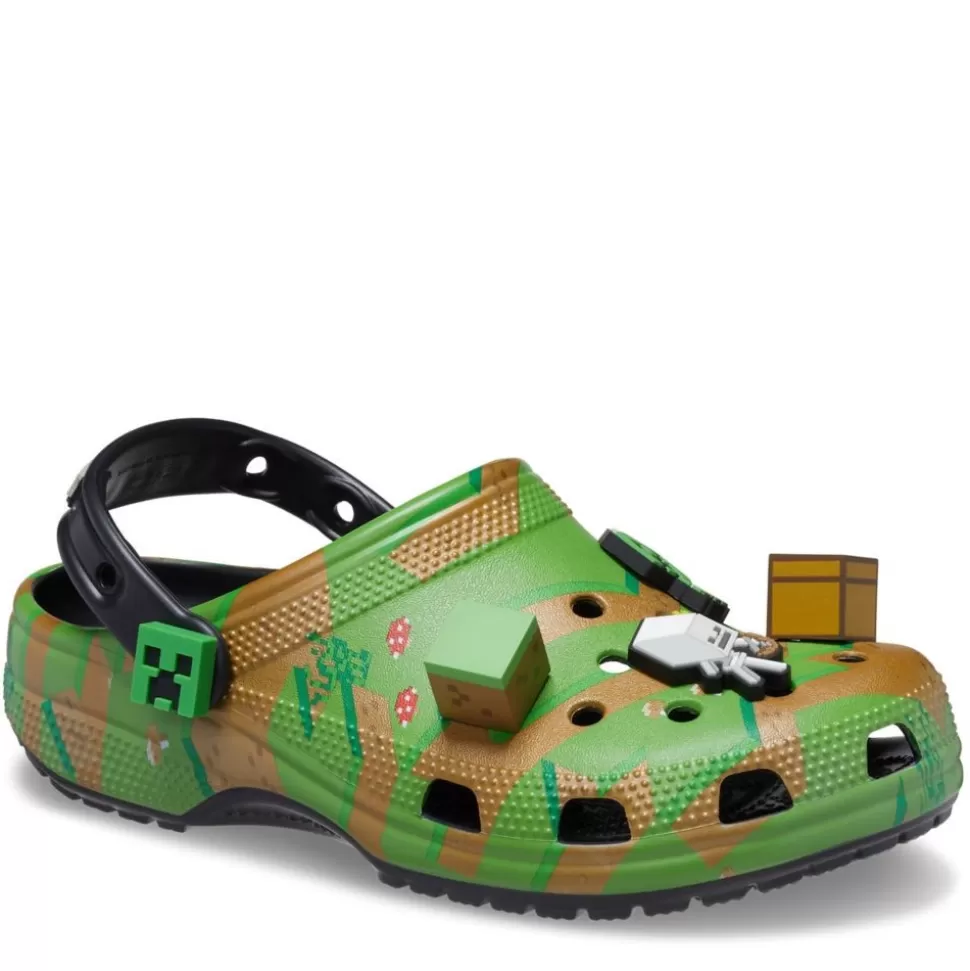 Men CROCS Outdoor Sandals^ Unisex Minecraft Classic Clog