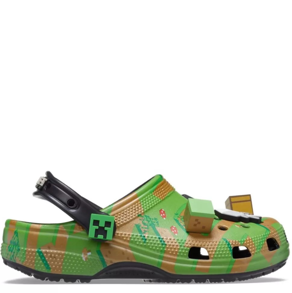 Men CROCS Outdoor Sandals^ Unisex Minecraft Classic Clog