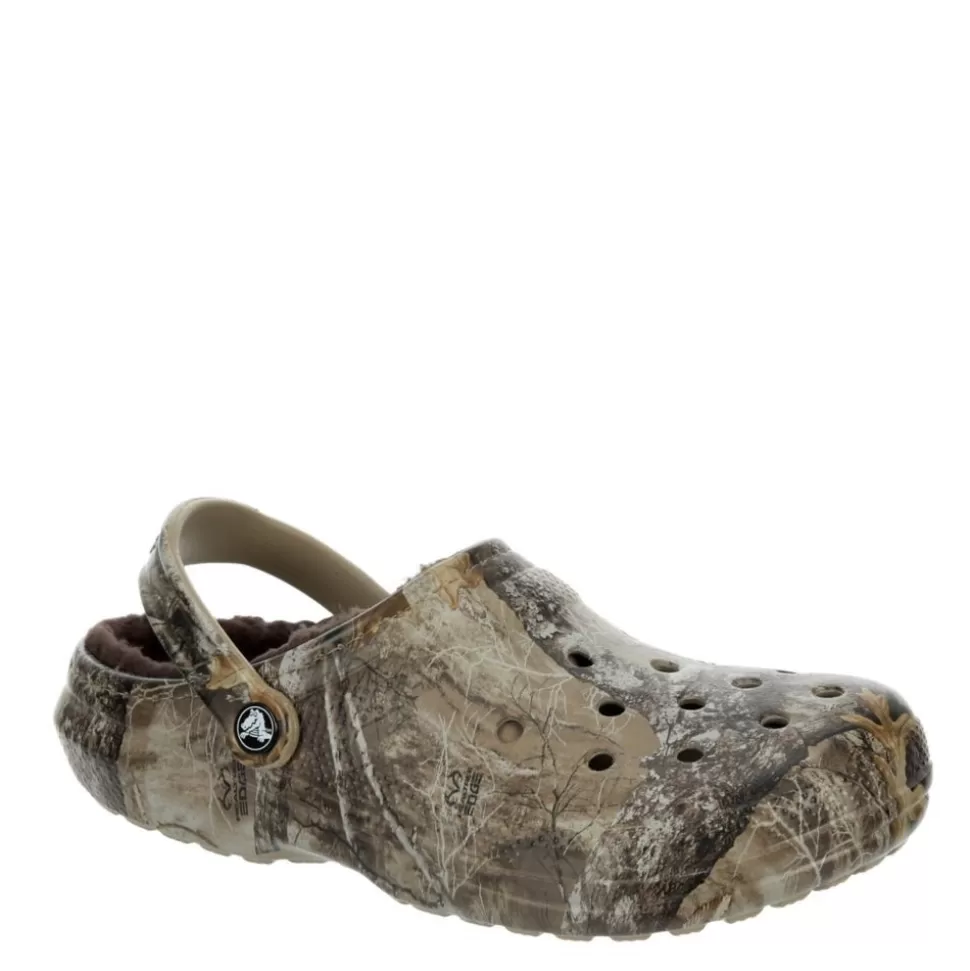 Men CROCS Slippers^ Unisex Realtree Edge Classic Lined Clog