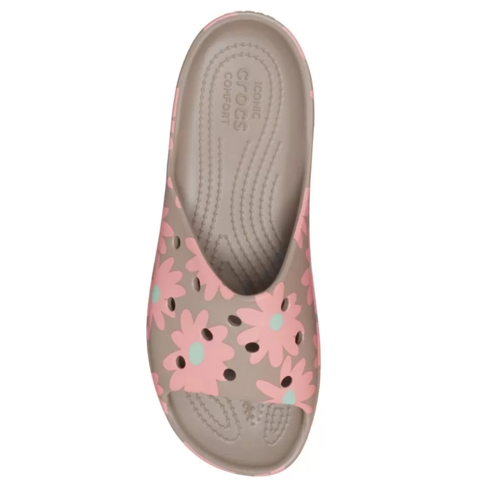 Women CROCS Platform Sandals^ Womens Classic Platform Retro Resort Slide Sandal