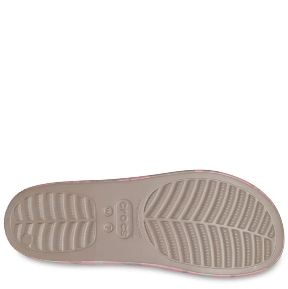 Women CROCS Platform Sandals^ Womens Classic Platform Retro Resort Slide Sandal
