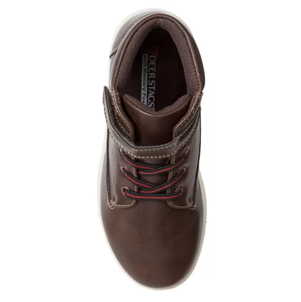DEER STAGS Boots^ Boys Niles Lace-Up Boot