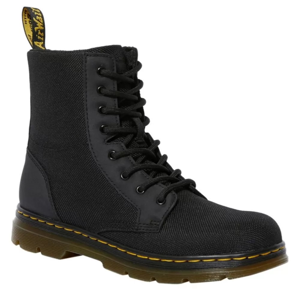 DR.MARTENS Boots^ Boys Big Kid Combs Combat Boot