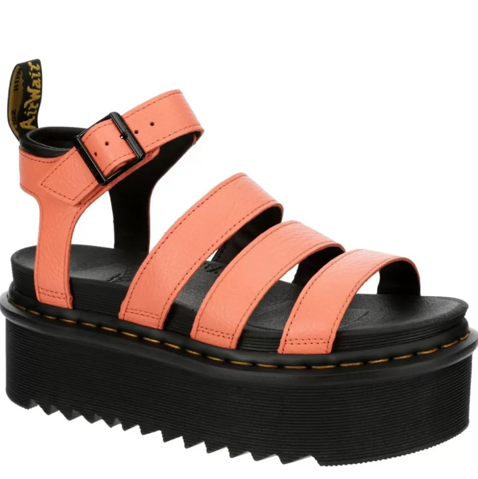 Women DR.MARTENS Platform Sandals^ Womens Blaire Quad Pisa Sandal