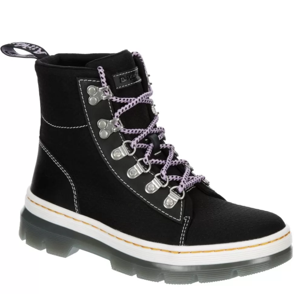 Women DR.MARTENS Combat & Rugged Boots^ Womens Combs Nylon Combat Boot