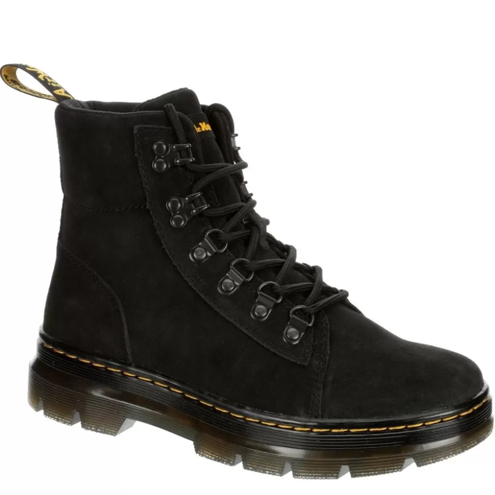 Women DR.MARTENS Combat & Rugged Boots^ Womens Combs Suede Combat Boot