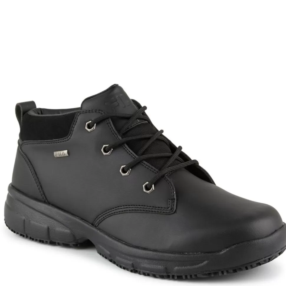 Men FILA Work Shoes^ Mens Mike Slip Resistant Work Shoe