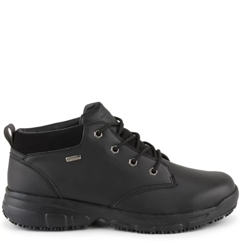 Men FILA Work Shoes^ Mens Mike Slip Resistant Work Shoe