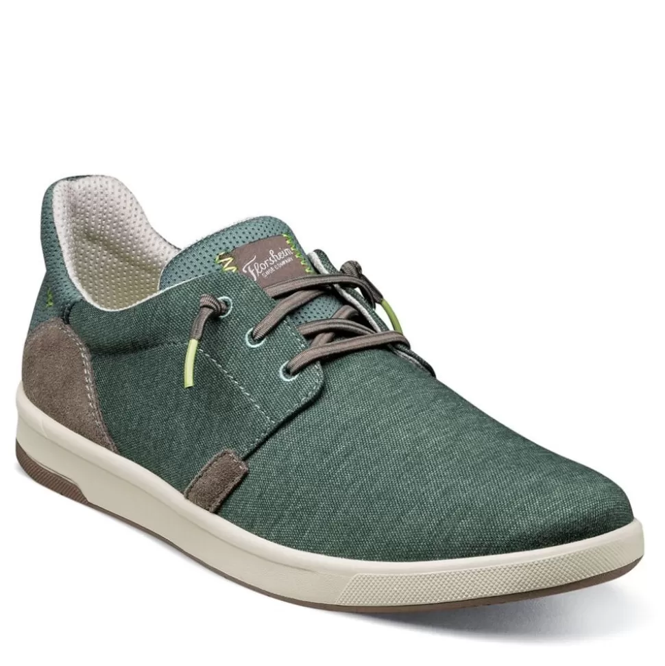 Men FLORSHEIM Canvas^ Mens Crossover Canvas Plain Toe Slip On Sneaker
