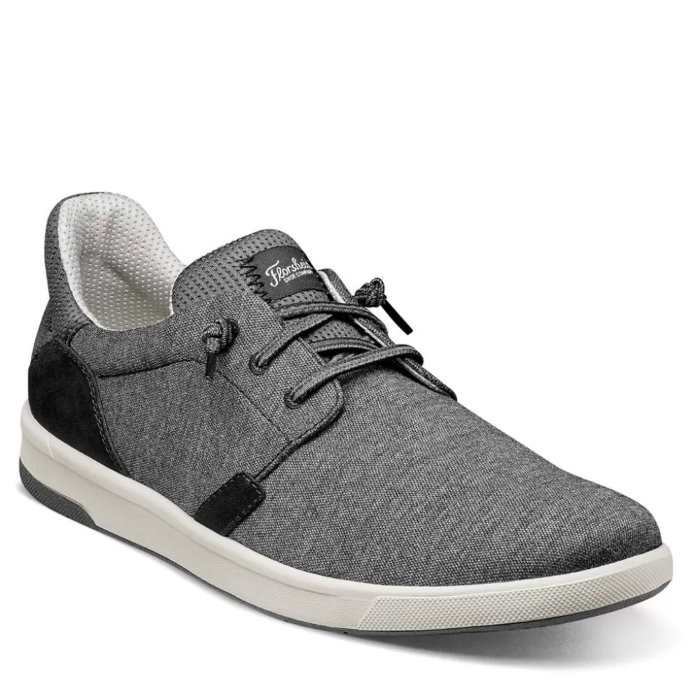 Men FLORSHEIM Canvas^ Mens Crossover Canvas Plain Toe Slip On Sneaker