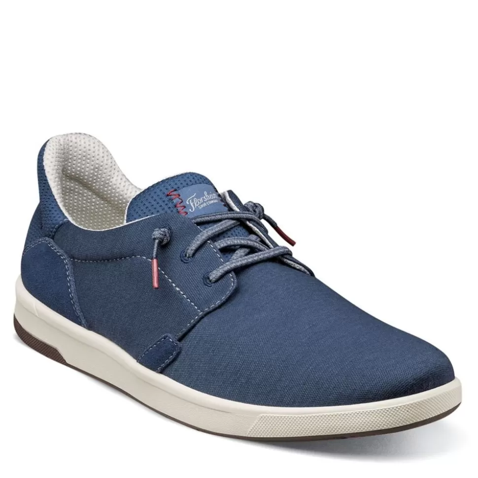 Men FLORSHEIM Canvas^ Mens Crossover Canvas Plain Toe Slip On Sneaker