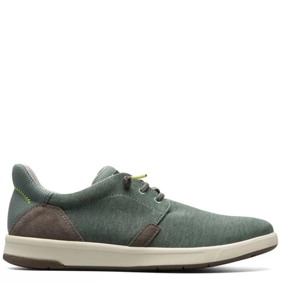 Men FLORSHEIM Canvas^ Mens Crossover Canvas Plain Toe Slip On Sneaker