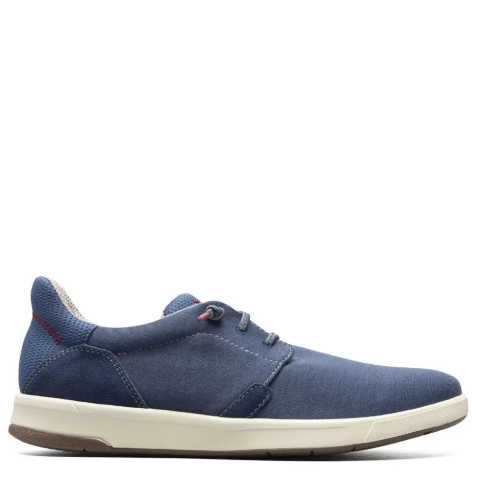 Men FLORSHEIM Canvas^ Mens Crossover Canvas Plain Toe Slip On Sneaker