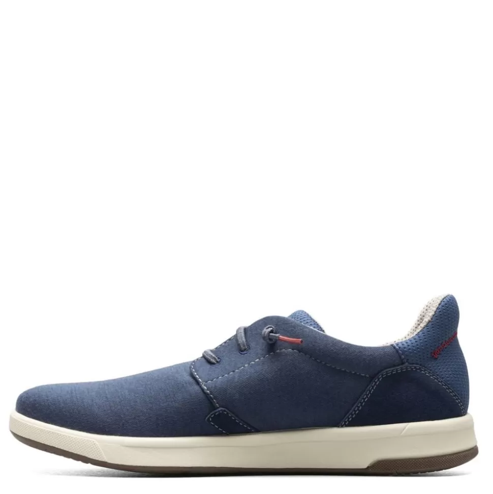 Men FLORSHEIM Canvas^ Mens Crossover Canvas Plain Toe Slip On Sneaker