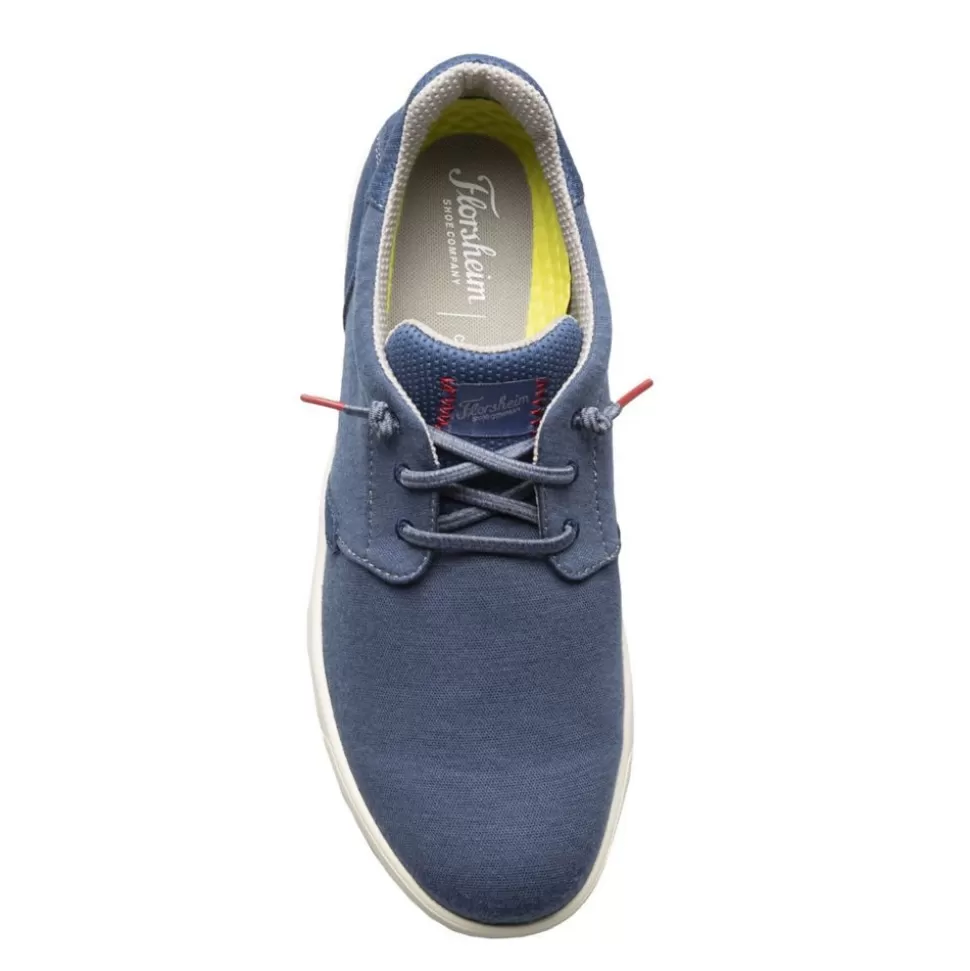 Men FLORSHEIM Canvas^ Mens Crossover Canvas Plain Toe Slip On Sneaker