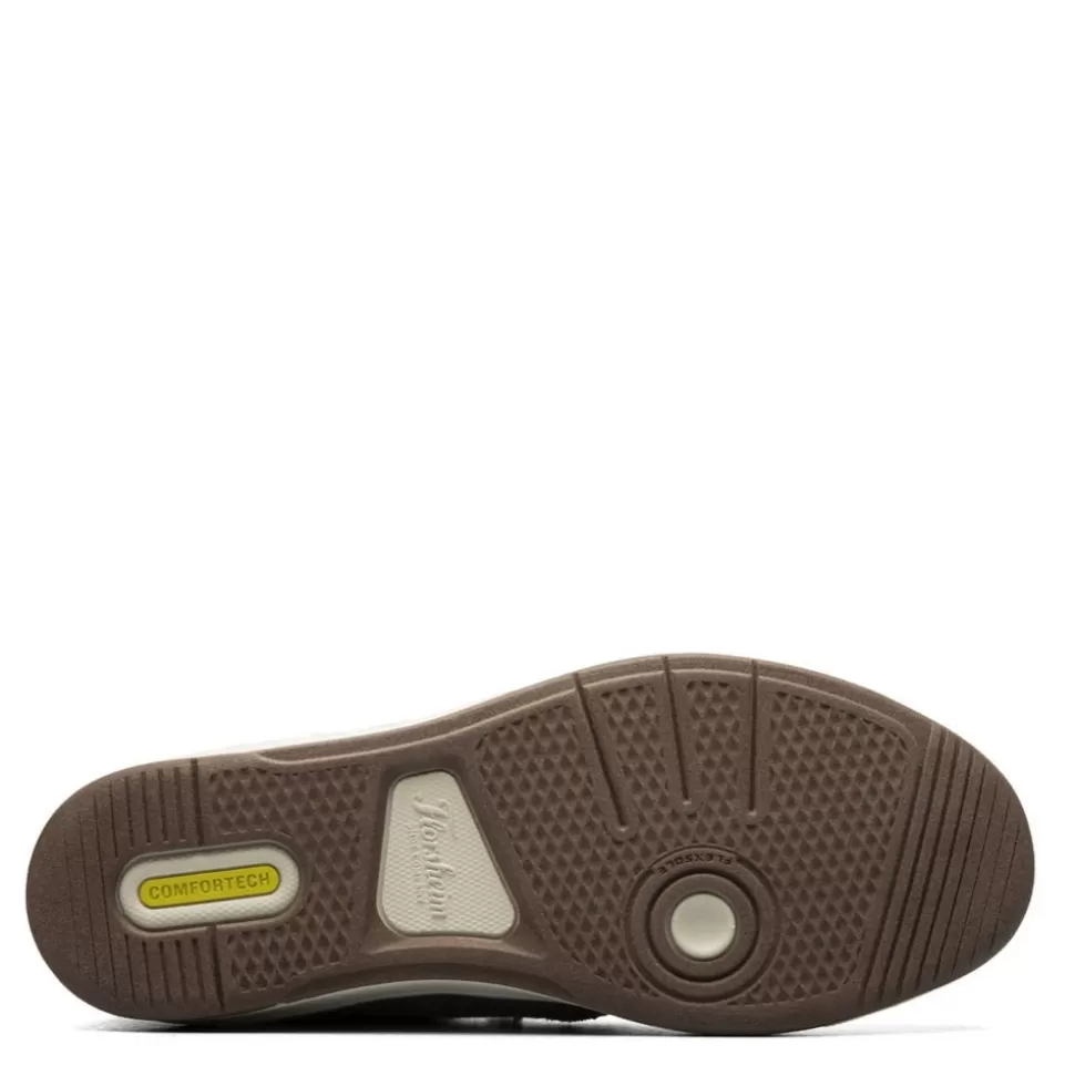 Men FLORSHEIM Canvas^ Mens Crossover Canvas Plain Toe Slip On Sneaker