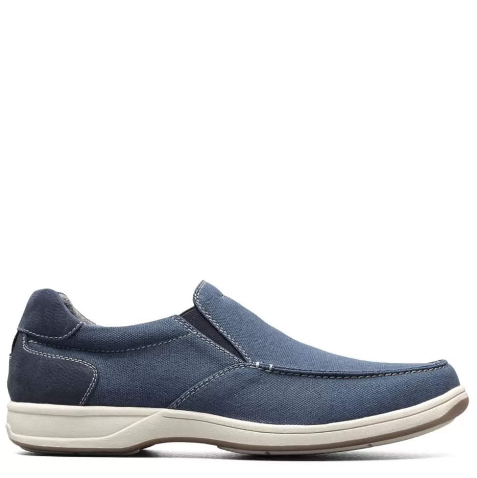 Men FLORSHEIM Canvas^ Mens Lakeside Canvas Moc Toe Slip On