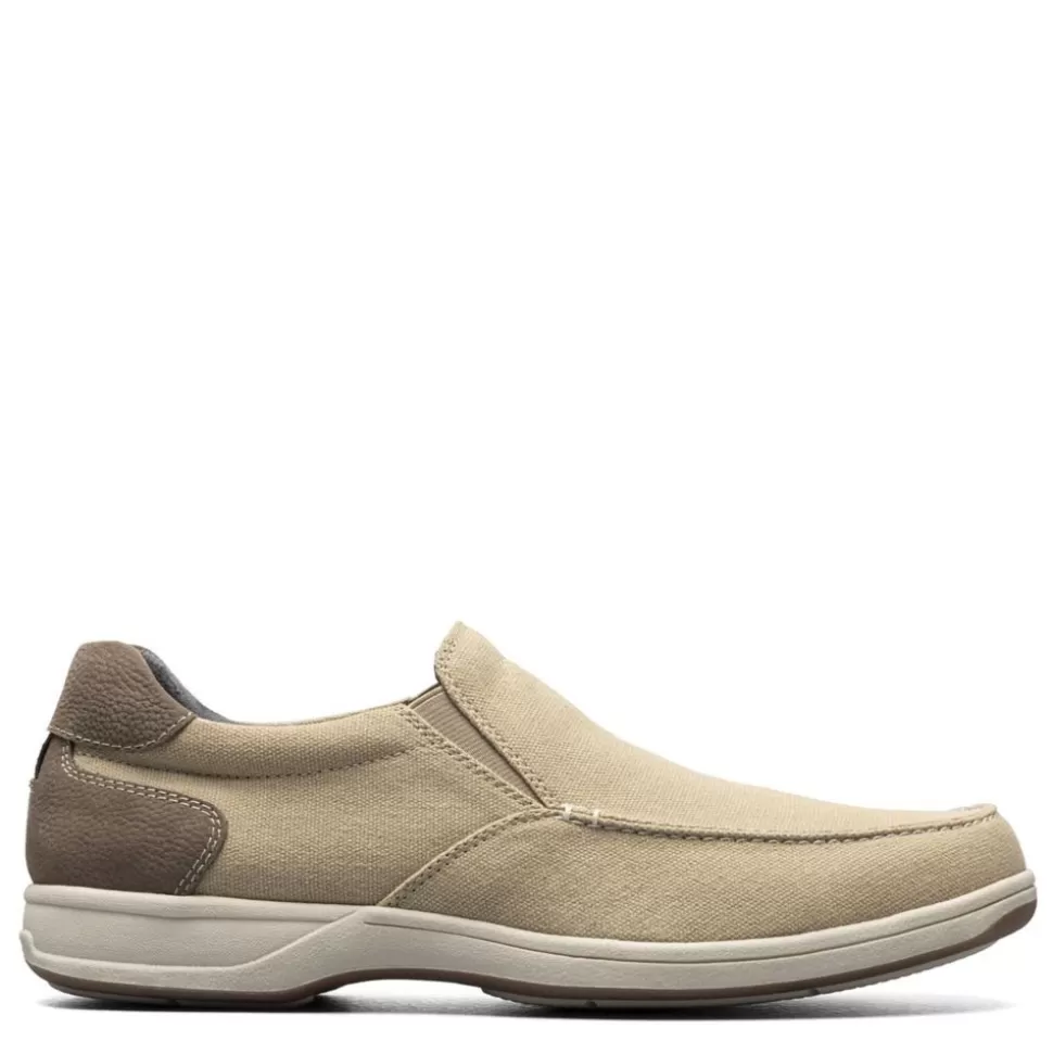 Men FLORSHEIM Canvas^ Mens Lakeside Canvas Moc Toe Slip On