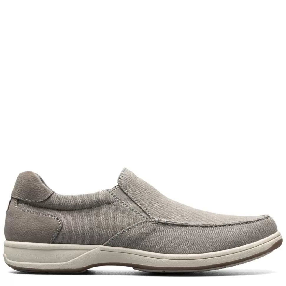 Men FLORSHEIM Canvas^ Mens Lakeside Canvas Moc Toe Slip On