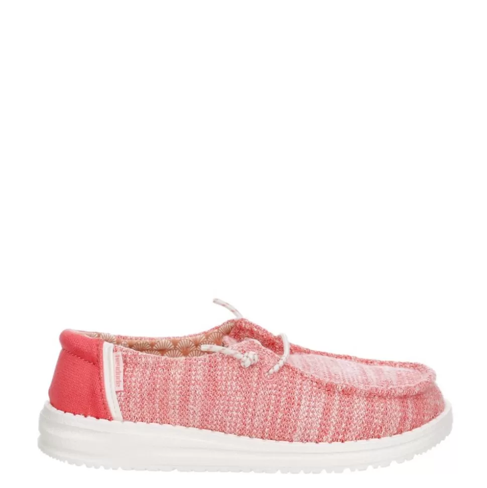 HEYDUDE Casual Shoes^ Girls Wendy Youth Sox Slip On Sneaker