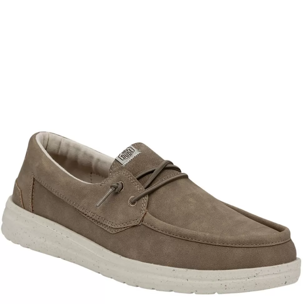 Men HEYDUDE Slip On Shoes^ Mens Welsh Boat Shoe