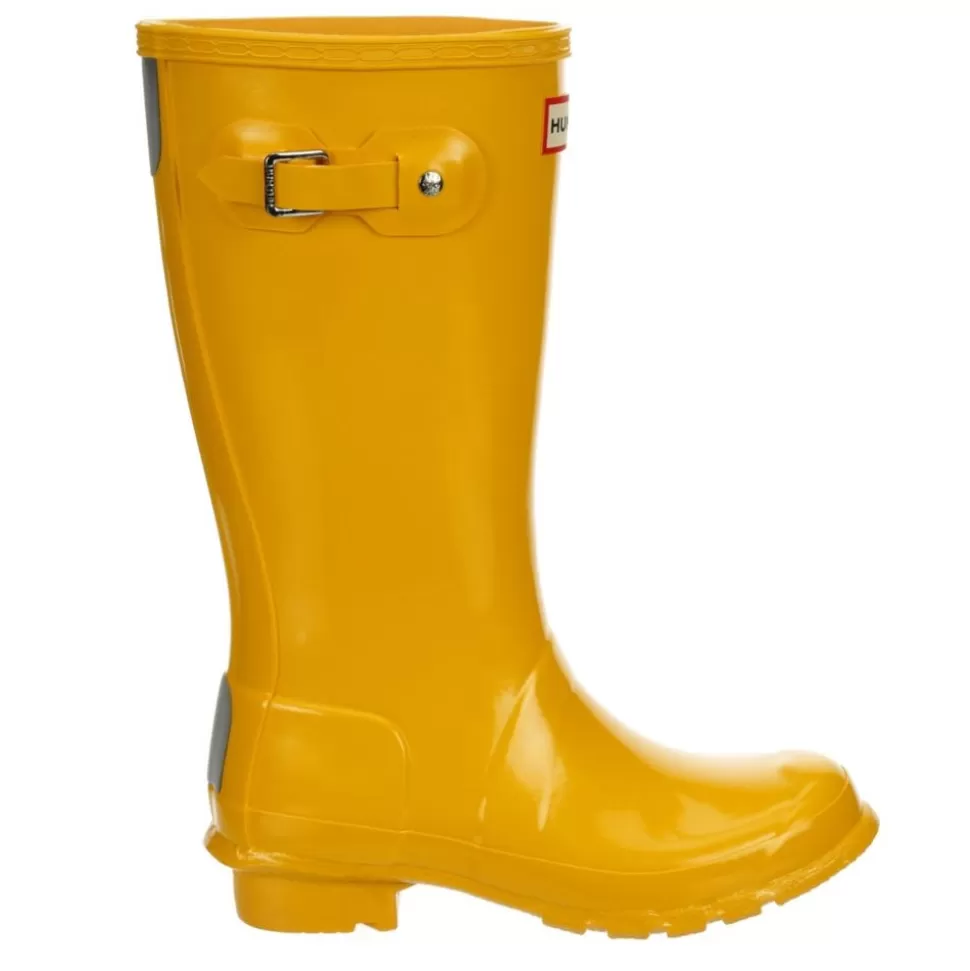 HUNTER Boots^ Girls Little-Big Kid Original Kids Gloss Rain Boot