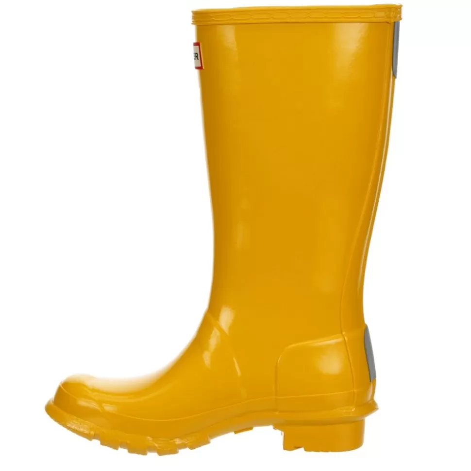 HUNTER Boots^ Girls Little-Big Kid Original Kids Gloss Rain Boot