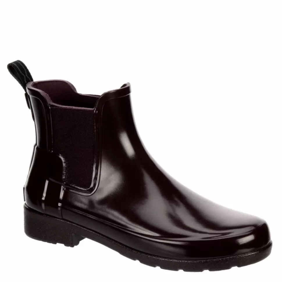 Women HUNTER Rain & Duck Boots^ Womens Original Refined Chelsea Gloss Rain Boot