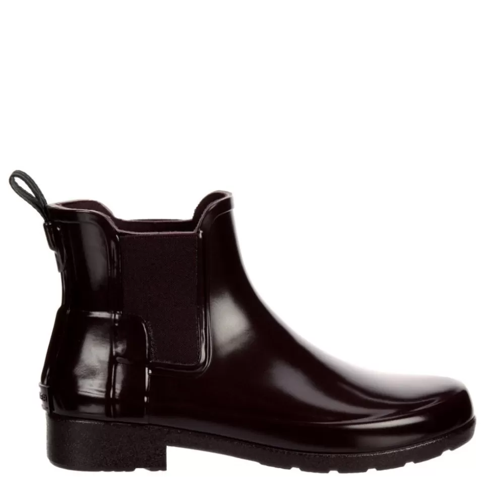 Women HUNTER Rain & Duck Boots^ Womens Original Refined Chelsea Gloss Rain Boot