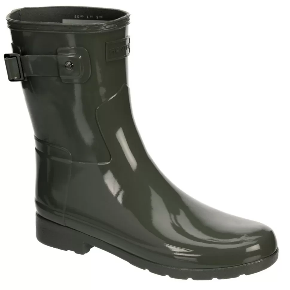 Women HUNTER Rain & Duck Boots^ Womens Original Refined Short Gloss Rain Boot