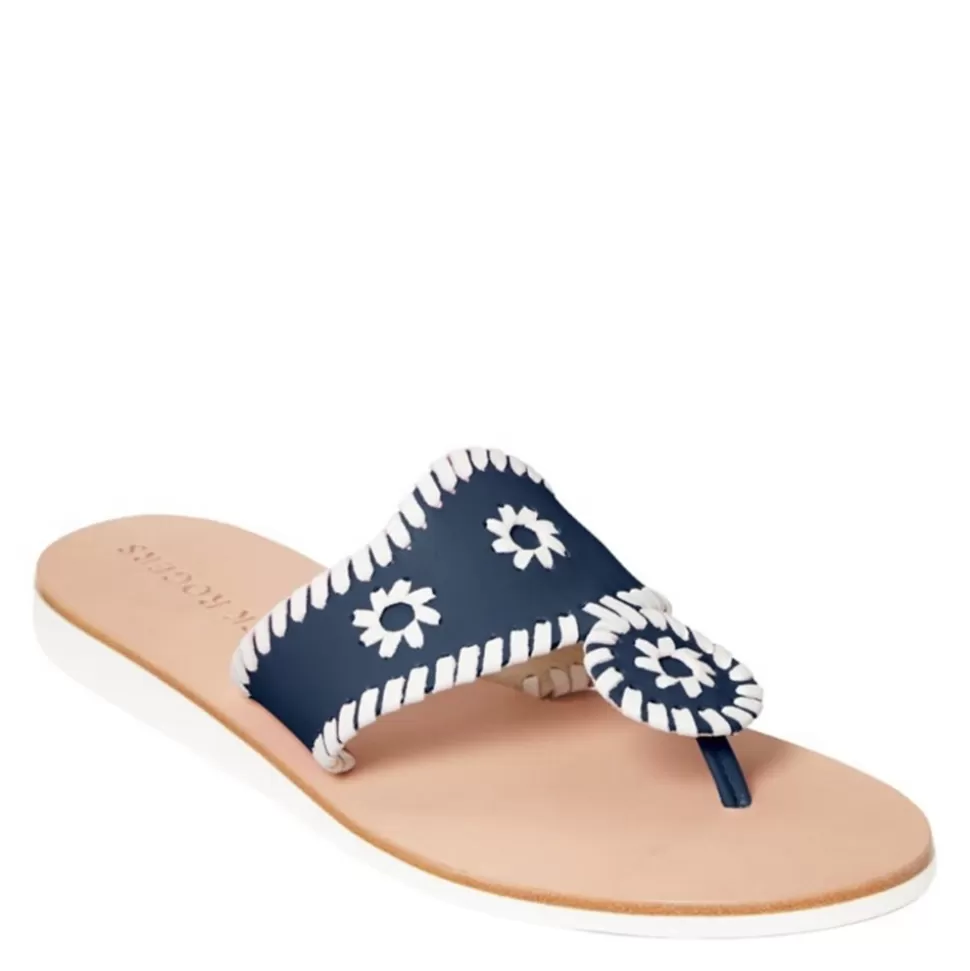 Women JACK ROGERS Flat Sandals^ Womens Boating Jacks Sandal