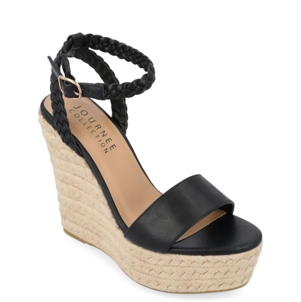 Women Journee Collection Platform Sandals^ Womens Andiah Wedge Sandal