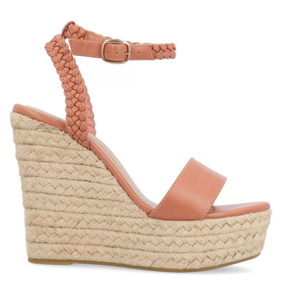 Women Journee Collection Platform Sandals^ Womens Andiah Wedge Sandal