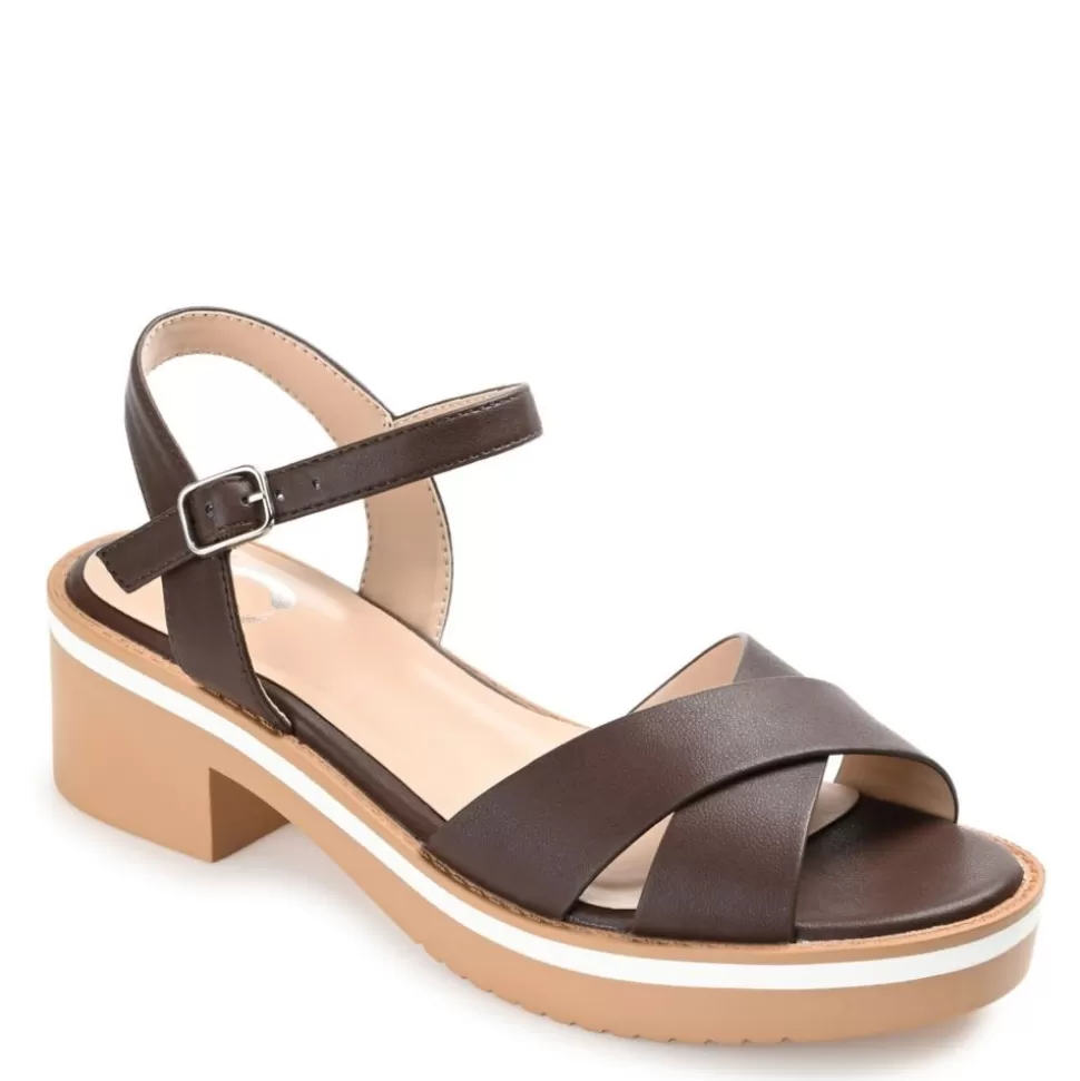 Women Journee Collection Platform Sandals^ Womens Hilaree Sandal