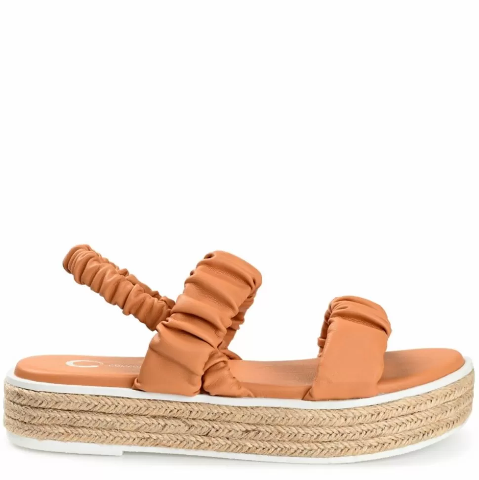 Women Journee Collection Platform Sandals^ Womens Knowles Platform Sandal