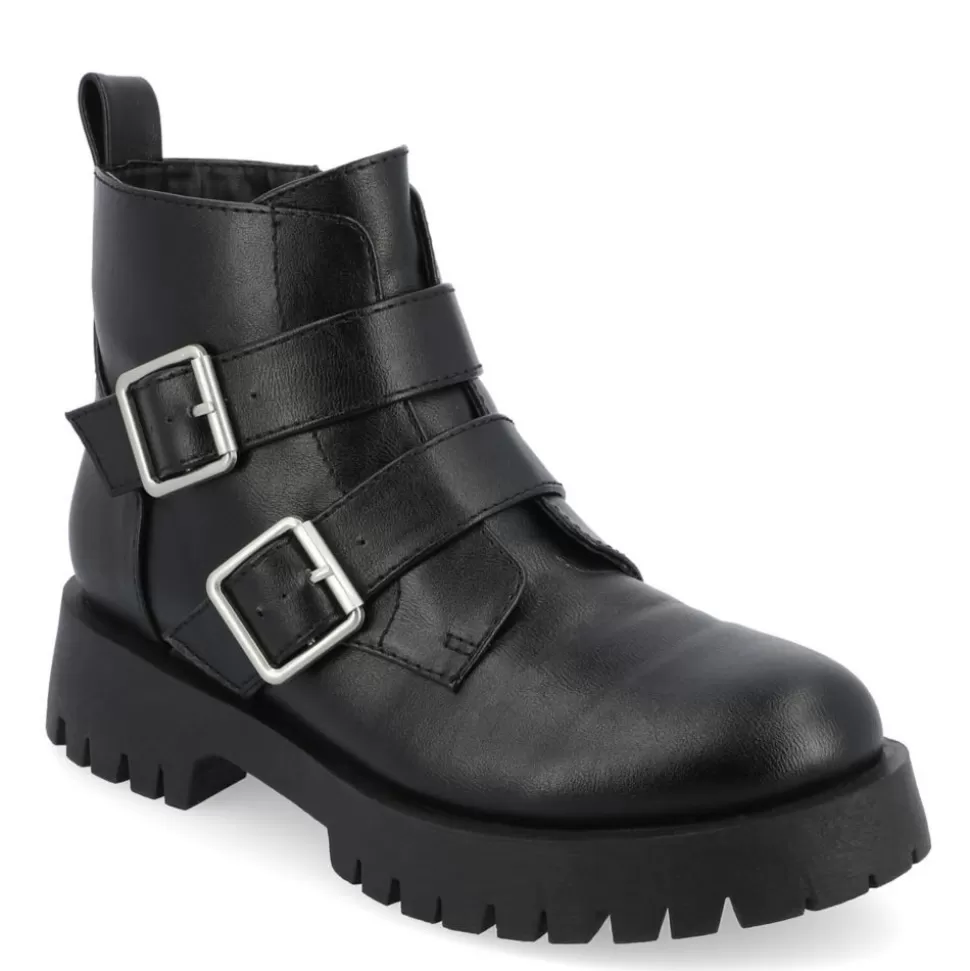 Women Journee Collection Combat & Rugged Boots^ Womens Maebry Booties