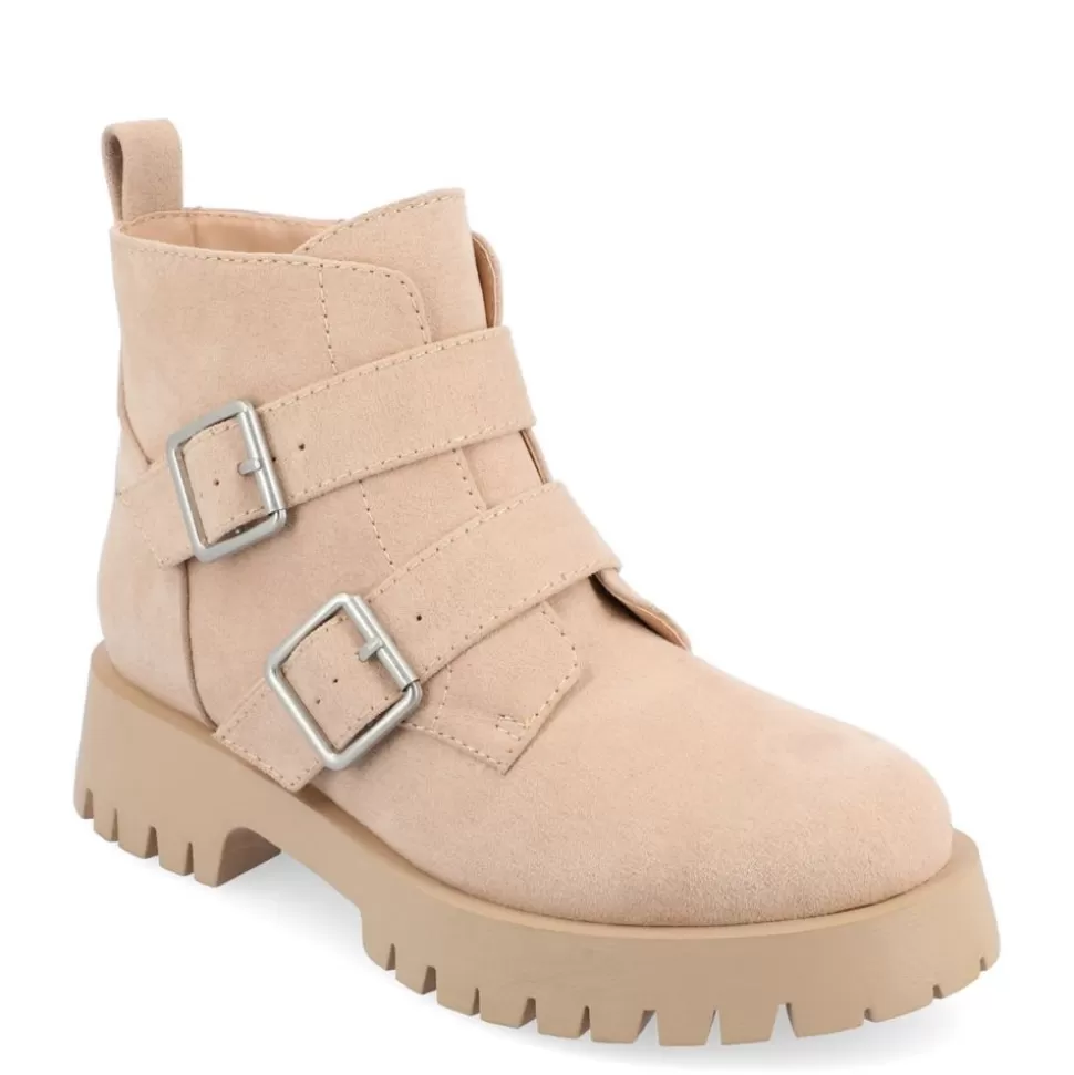 Women Journee Collection Combat & Rugged Boots^ Womens Maebry Booties