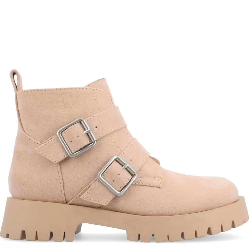 Women Journee Collection Combat & Rugged Boots^ Womens Maebry Booties