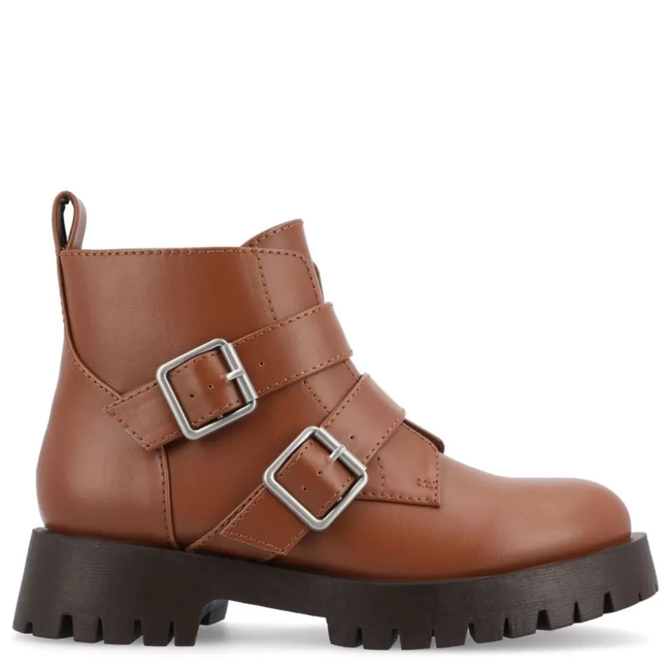 Women Journee Collection Combat & Rugged Boots^ Womens Maebry Booties