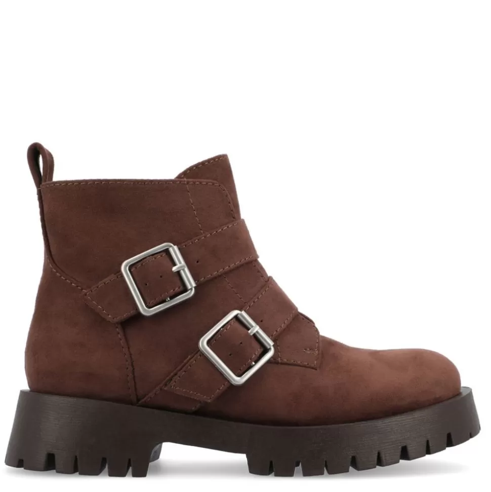 Women Journee Collection Combat & Rugged Boots^ Womens Maebry Booties