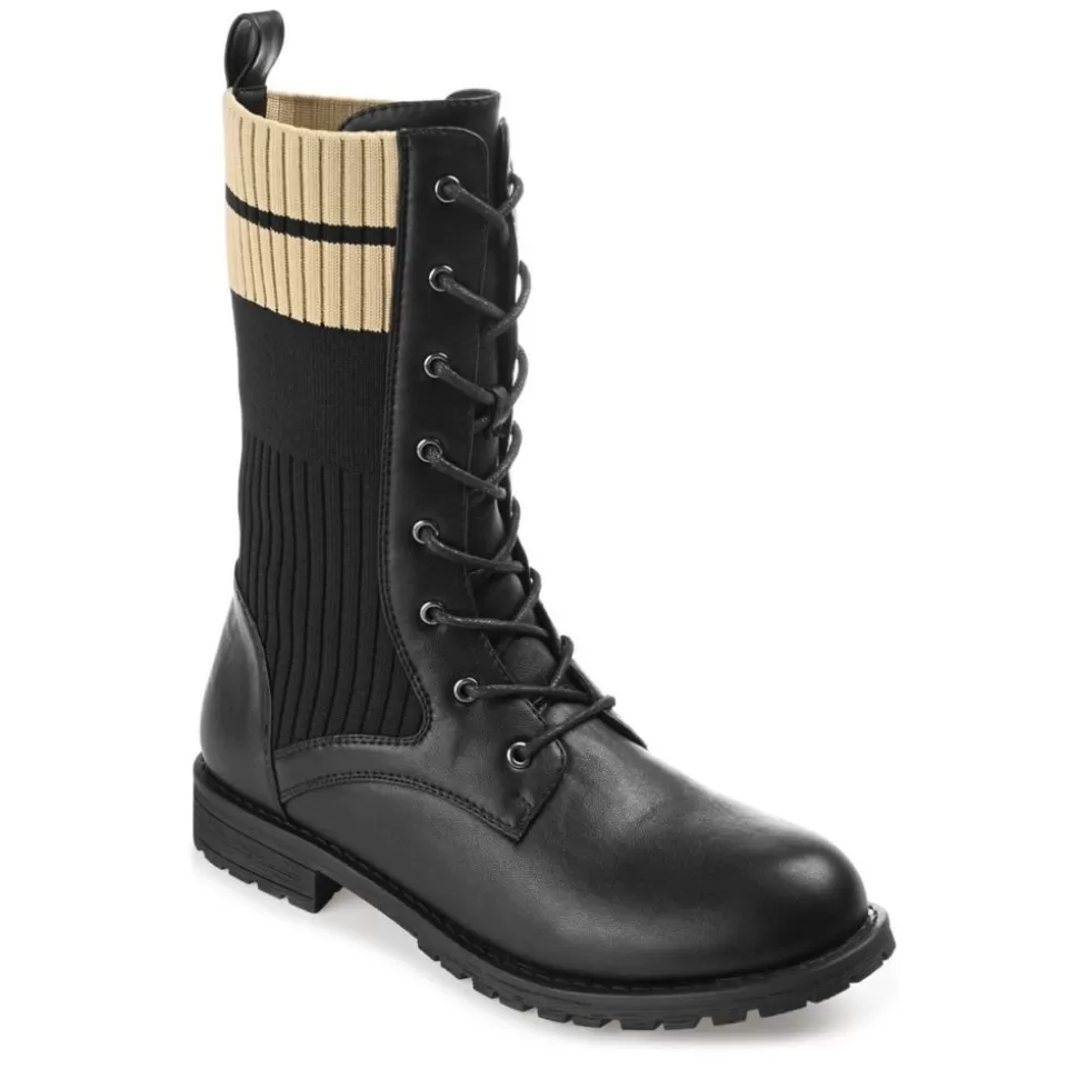 Women Journee Collection Combat & Rugged Boots^ Womens Melei Lace Up Boot