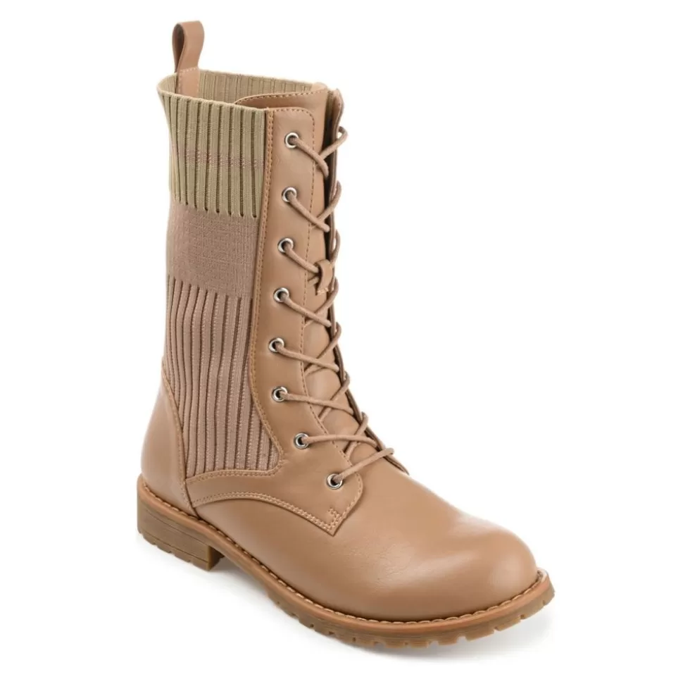 Women Journee Collection Combat & Rugged Boots^ Womens Melei Lace Up Boot