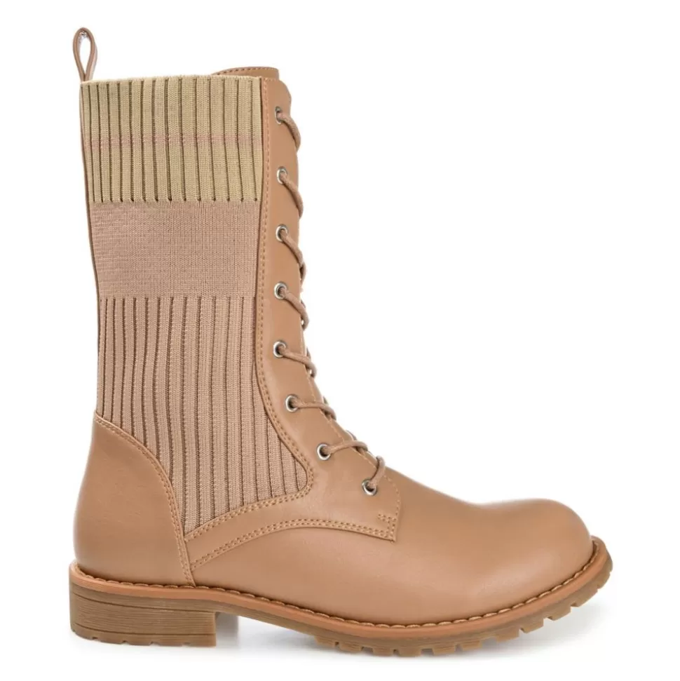 Women Journee Collection Combat & Rugged Boots^ Womens Melei Lace Up Boot